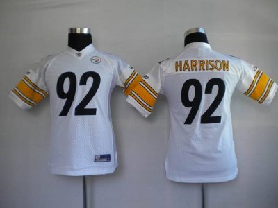 Jerseys Factory Cheap Steelers #92 James Harrison White Embroide