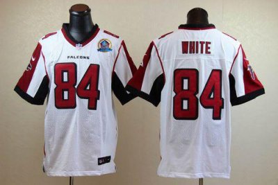 Jerseys Factory Cheap Nike Falcons #84 Roddy White White With Ha
