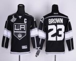 Jerseys Factory Cheap Kings #23 Dustin Brown Black Home 2012 Sta