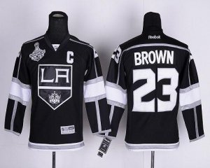 Jerseys Factory Cheap Kings #23 Dustin Brown Black Home 2012 Sta