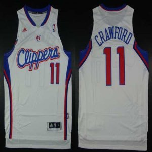 Jerseys Factory Cheap Clippers #11 Jamal Crawford White Home Emb