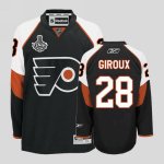 Jerseys Factory Cheap Flyers #28 Claude Giroux Embroidered Black