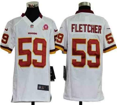 Jerseys Factory Cheap Nike Redskins #59 London Fletcher White Wi