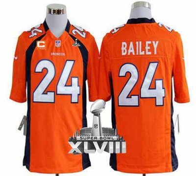 Jerseys Factory Cheap Nike Broncos #24 Champ Bailey Orange Team