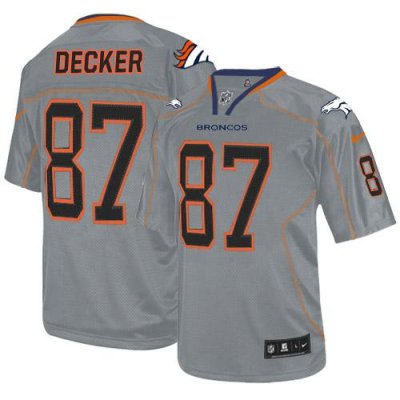 Jerseys Factory Cheap Nike Broncos #87 Eric Decker Lights Out Gr