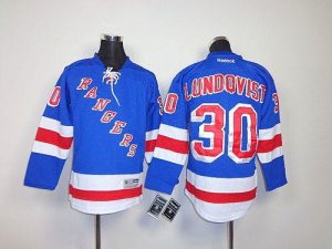 Jerseys Factory Cheap Rangers #30 Henrik Lundqvist Blue Home You