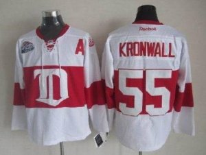 Jerseys Factory Cheap Red Wings #55 Niklas Kronwall White Winter