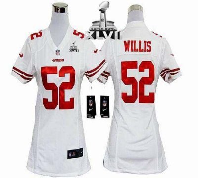 Jerseys Factory Cheap Nike 49ers #52 Patrick Willis White Super