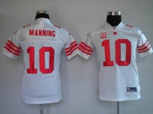 Jerseys Factory Cheap Giants #10 Eli Manning White Embroidered Y
