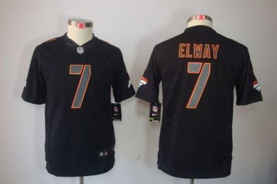 Jerseys Factory Cheap Nike Broncos #7 John Elway Black Impact Yo