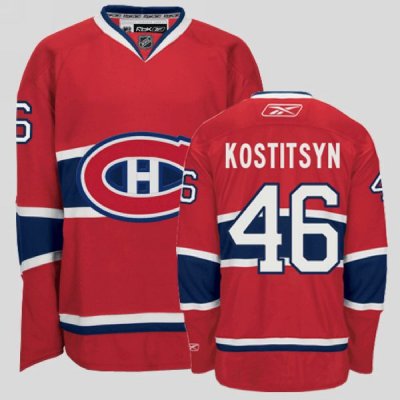 Jerseys Factory Cheap Canadiens #46 Andrei Kostitsyn Embroidered
