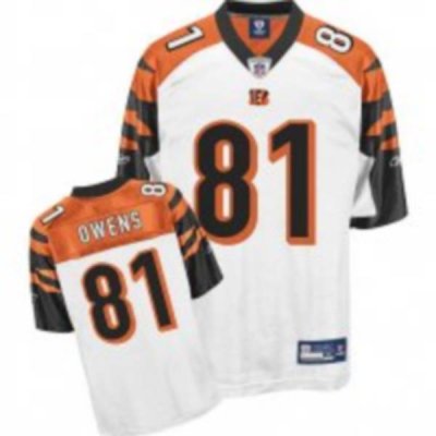 Jerseys Factory Cheap Bengals #81 Terrell Owens White Stitched N