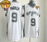 Jerseys Factory Cheap New Revolution 30 Spurs #9 Tony Parker Whi