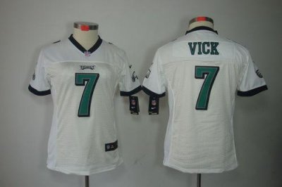 Jerseys Factory Cheap Nike Eagles #7 Michael Vick White Women's