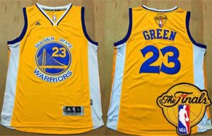 Jerseys Factory Cheap Warriors #23 Draymond Green Gold The Final