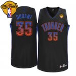 Jerseys Factory Cheap Thunder #35 Kevin Durant Black Fashion Wit