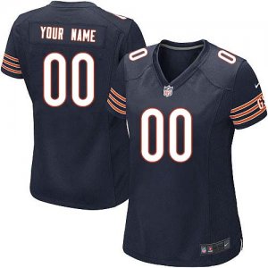 Jerseys Factory Cheap Nike Chicago Bears Customized Navy Blue Em