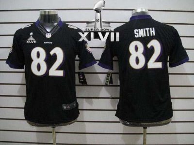 Jerseys Factory Cheap Nike Ravens #82 Torrey Smith Black Alterna