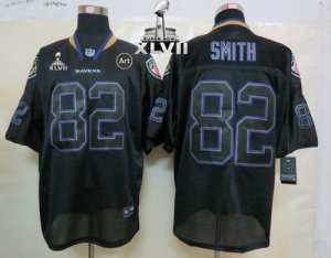 Jerseys Factory Cheap Nike Ravens #82 Torrey Smith Lights Out Bl