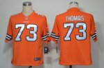 Jerseys Factory Cheap Nike Browns #73 Joe Thomas Orange Alternat