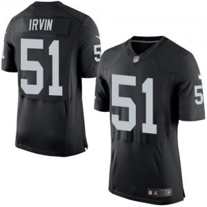 Jerseys Factory Cheap Nike Raiders #51 Bruce Irvin Black Team Co