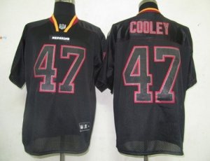 Jerseys Factory Cheap Redskins #47 Chris Cooley Lights Out Black