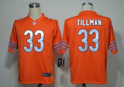 Jerseys Factory Cheap Nike Bears #33 Charles Tillman Orange Alte
