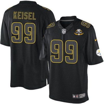 Jerseys Factory Cheap Nike Steelers #99 Brett Keisel Black With