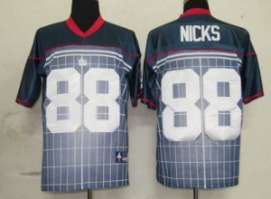 Jerseys Factory Cheap Giants #88 Hakeem Nicks Grey Stitched NFL