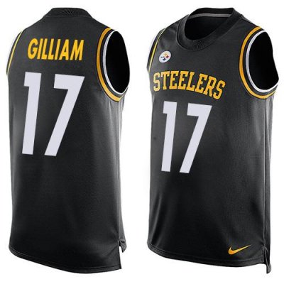 Jerseys Factory Cheap Nike Steelers #17 Joe Gilliam Black Team C