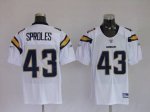 Jerseys Factory Cheap Chargers Darren Sproles #43 Stitched White