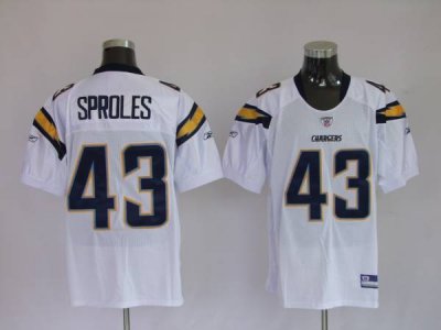 Jerseys Factory Cheap Chargers Darren Sproles #43 Stitched White