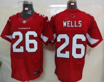 Jerseys Factory Cheap Nike Cardinals #26 Chris Wells Red Team Co