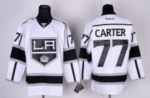 Jerseys Factory Cheap Kings #77 Jeff Carter White Road Embroider