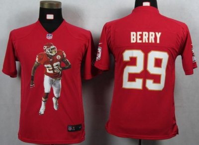 Jerseys Factory Cheap Nike Chiefs #29 Eric Berry Red Team Color