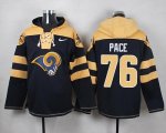 Jerseys Factory Cheap Nike Rams #76 Orlando Pace Navy Blue Playe