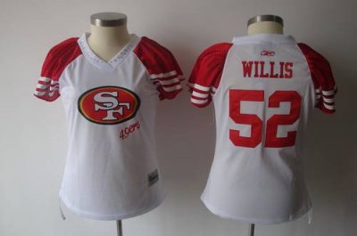 Jerseys Factory Cheap 49ers #52 Patrick Willis White 2011 Women'
