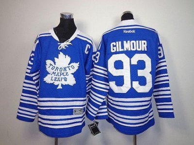 Jerseys Factory Cheap Maple Leafs #93 Doug Gilmour Blue 2014 Win