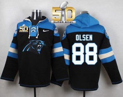 Jerseys Factory Cheap Nike Panthers #88 Greg Olsen Black Super B
