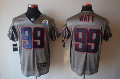 Jerseys Factory Cheap Nike Texans #99 J.J. Watt Grey Shadow With