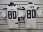 Jerseys Factory Cheap Nike Chargers #80 Malcom Floyd White Men's