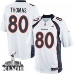 Jerseys Factory Cheap Nike Broncos #80 Julius Thomas White Super