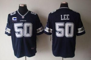 Jerseys Factory Cheap Nike Cowboys #50 Sean Lee Navy Blue Team C