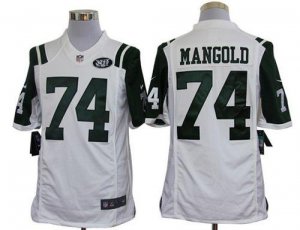 Jerseys Factory Cheap Nike Jets #74 Nick Mangold White Men's Emb