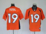 Jerseys Factory Cheap Broncos #19 Eddie Royal Orange Stitched NF