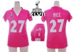 Jerseys Factory Cheap Nike Ravens #27 Ray Rice Pink Draft Him Na