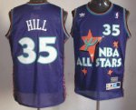 Jerseys Factory Cheap Pistons #35 Grant Hill Purple 1995 All Sta