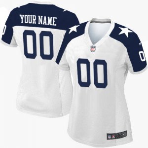 Jerseys Factory Cheap Nike Dallas Cowboys Customized White Throw
