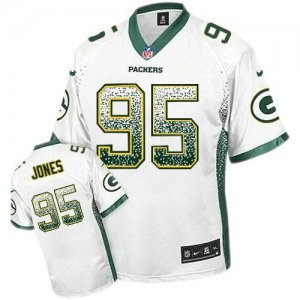 Jerseys Factory Cheap Nike Packers #95 Datone Jones White Men's