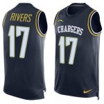 Jerseys Factory Cheap Nike Chargers #17 Philip Rivers Navy Blue